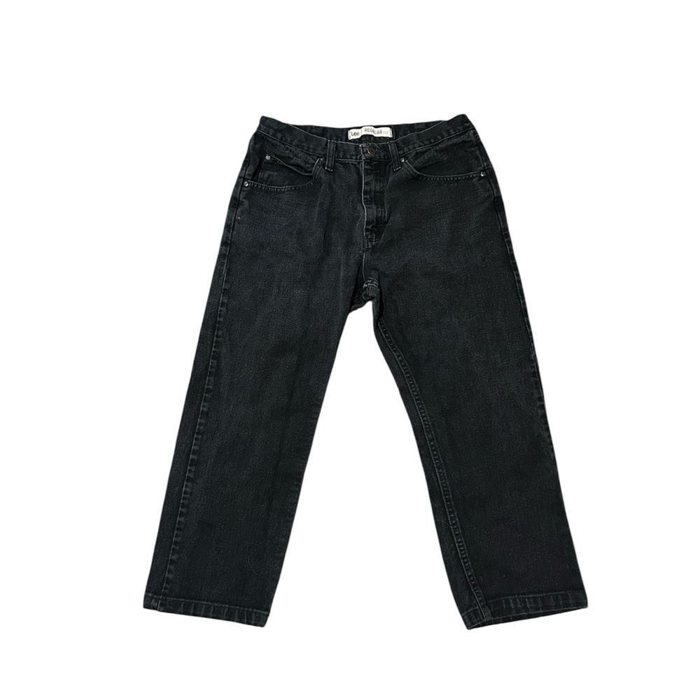 Black Lee Regular Fit Jeans